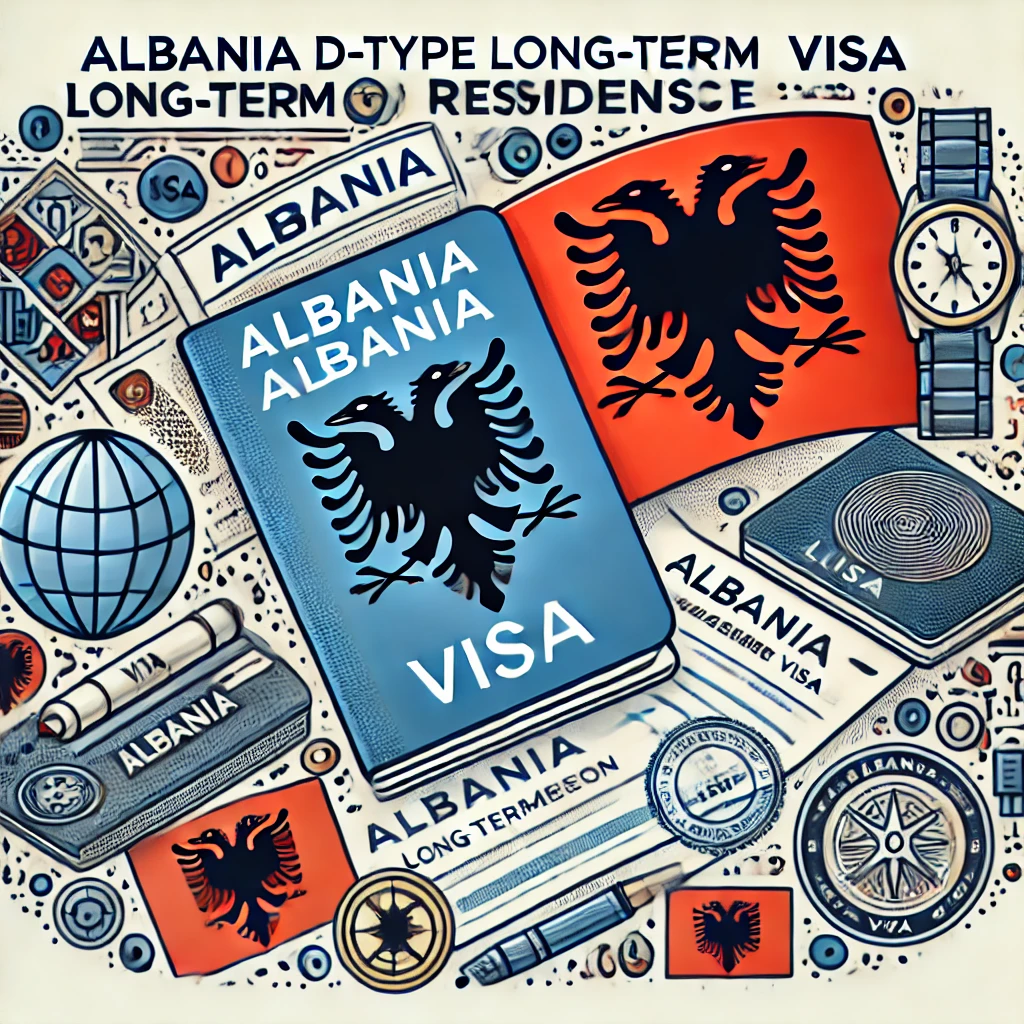 Arnavutluk D-Tipi Uzun Oturum Vizesi