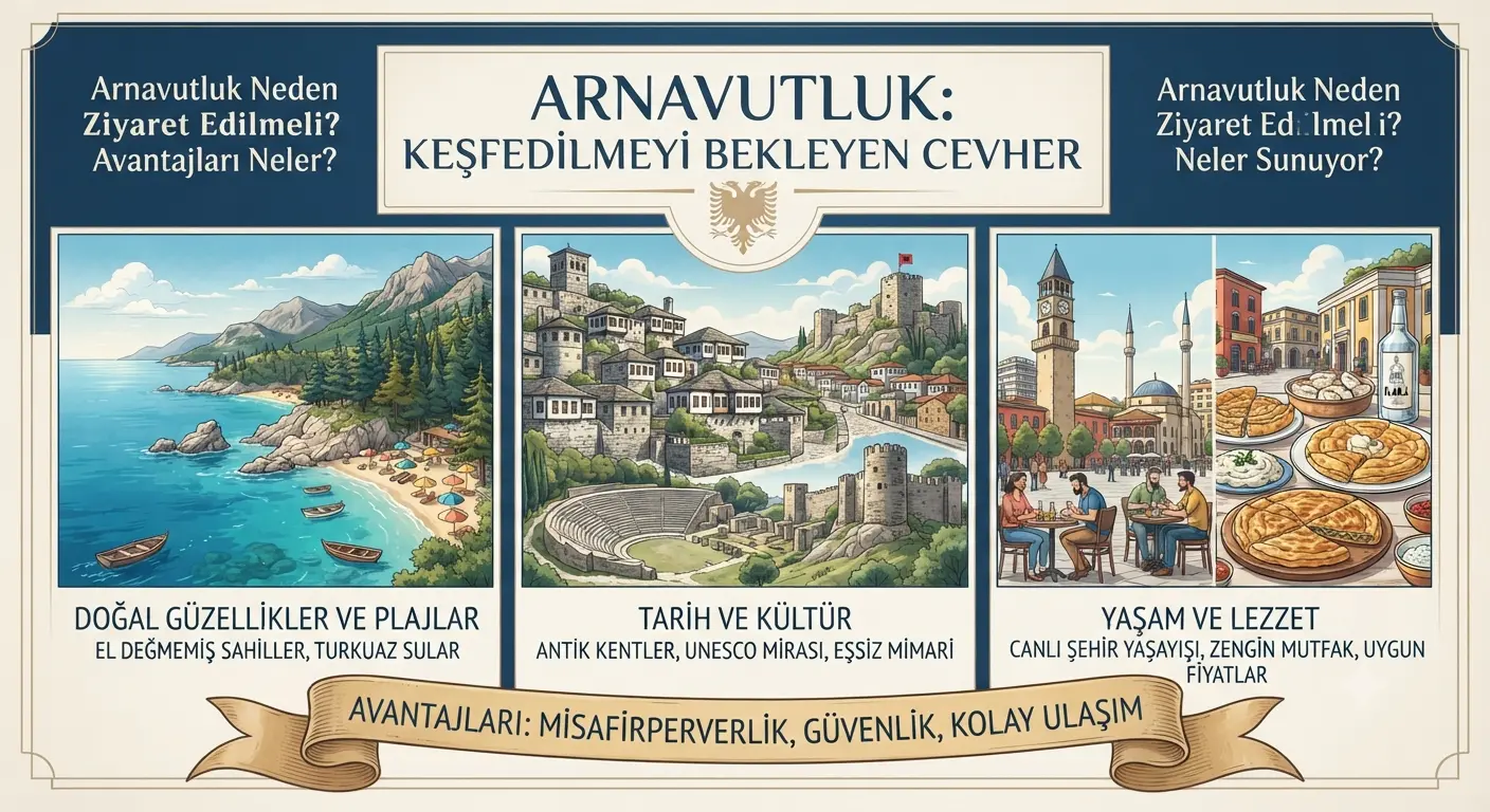 Arnavutluk Neden Ziyaret Edilmeli? Avantajları Neler? Neler Sunuyor?