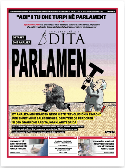 Arnavutça Gazete Gazeta Dita