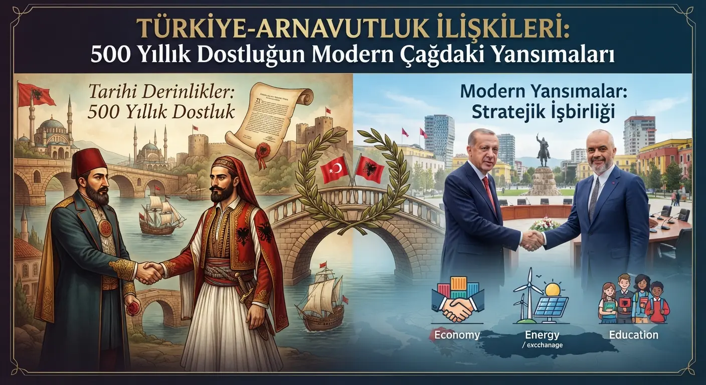 Türkiye-Arnavutluk İlişkileri: 500 Yıllık Dostluğun Modern Çağdaki Yansımaları